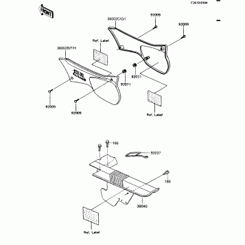 SIDE COVERS/CHAIN COVER