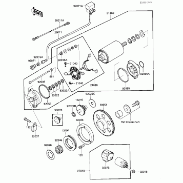 STARTER MOTOR/STARTER CLUTCH