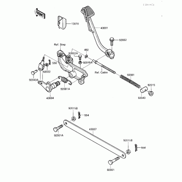 BRAKE PEDAL/TORQUE LINK