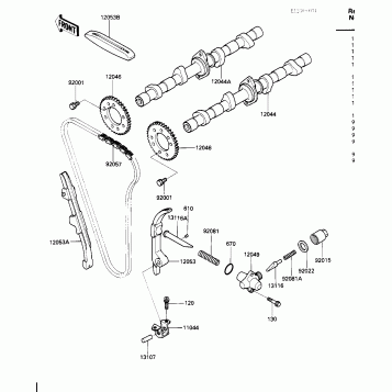 CAMSHAFTS/CHAIN/TENSIONER
