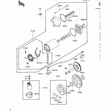 STARTER MOTOR/STARTER CLUTCH