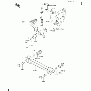 BRAKE PEDAL/TORQUE LINK
