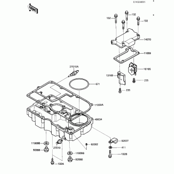 BREATHER COVER/OIL PAN