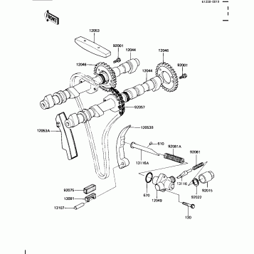 CAMSHAFTS/CHAIN/TENSIONER