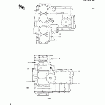 CRANKCASE BOLT & STUD PATTERN