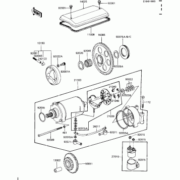 STARTER MOTOR/STARTER CLUTCH