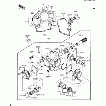 FRONT BEVEL GEARS