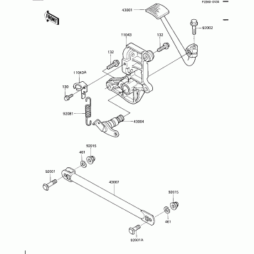BRAKE PEDAL/TORQUE LINK