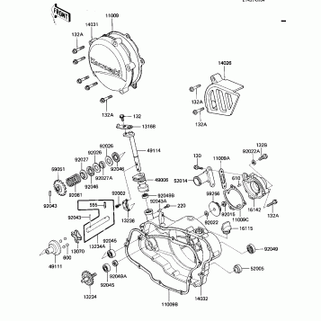 ENGINE COVERS/WATER PUMP