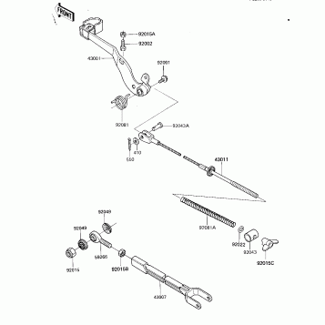 BRAKE PEDAL/TORQUE LINK
