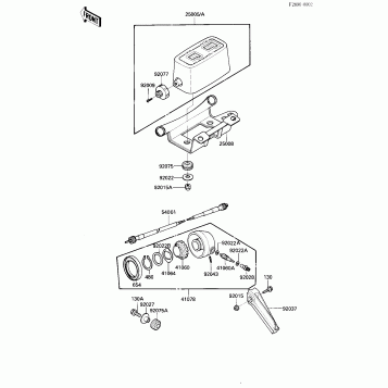 OPTIONAL PARTS (KDX200-A2/A3)