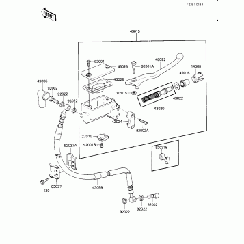 FRONT MASTER CYLINDER