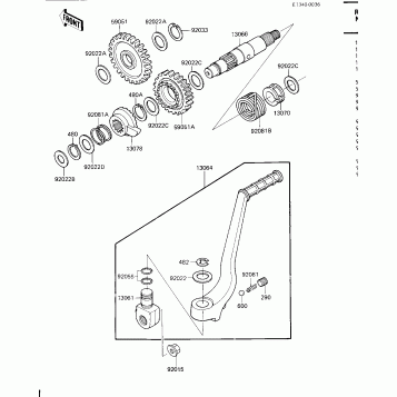 KICKSTARTER MECHANISM