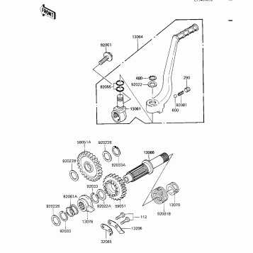 KICKSTARTER MECHANISM