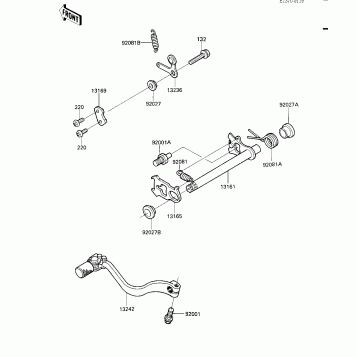 GEAR CHANGE MECHANISM