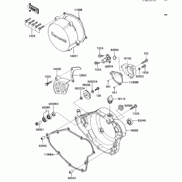ENGINE COVERS/WATER PUMP