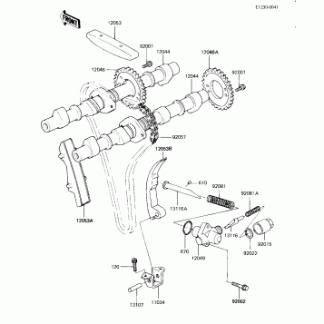CAMSHAFT/CHAIN/TENSIONER