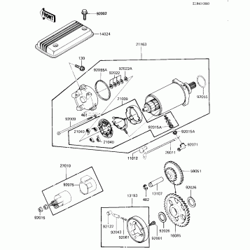 STARTER MOTOR/STARTER CLUTCH