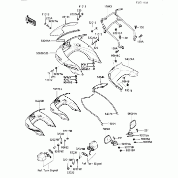 FAIRING (ZX550-A1/A2)