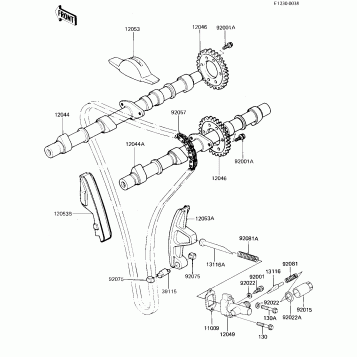 CAMSHAFTS/CHAIN/TENSIONER