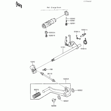 GEAR CHANGE MECHANISM