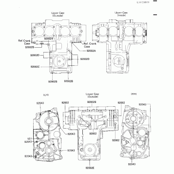 CRANKCASE BOLT & STUD PATTERN