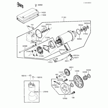 STARTER MOTOR/STARTER CLUTCH