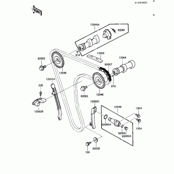 CAMSHAFTS/CHAIN/TENSIONER