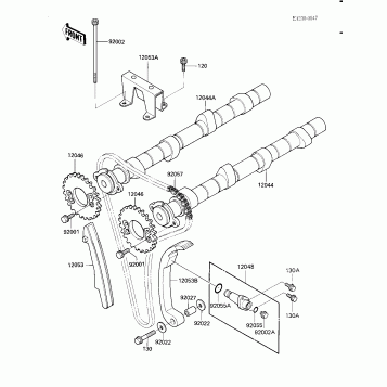 CAMSHAFTS/CHAIN/TENSIONER