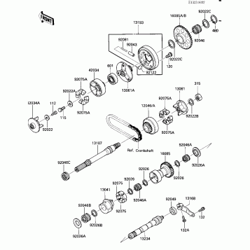 BALANCER/STARTER CLUTCH