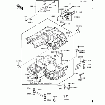 CRANKCASE (-E/NO. 030893)