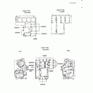 CRANKCASE BOLT & STUD PATTERN