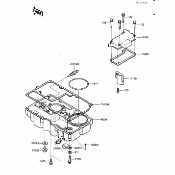 BREATHER COVER/OIL PAN