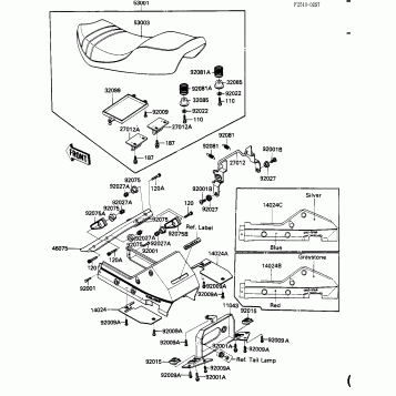 SEAT/SEAT COVER (ZX900-A1)