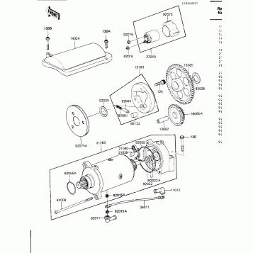 STARTER MOTOR/STARTER CLUTCH