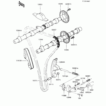 CAMSHAFTS/CHAIN/TENSIONER