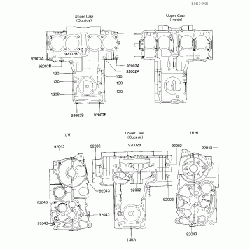 CRANKCASE BOLT & STUD PATTERN
