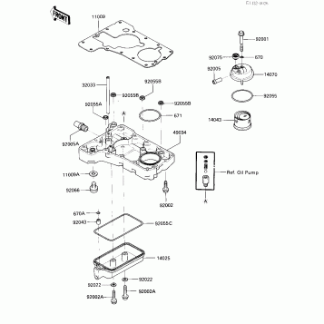 BREATHER COVER/OIL PAN