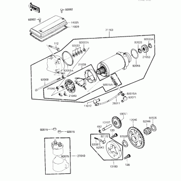 STARTER MOTOR/STARTER CLUTCH