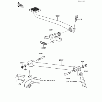BRAKE PEDAL/TORQUE LINK
