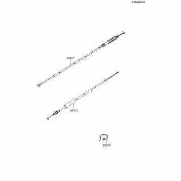 CABLES ('84 KX80-E2)