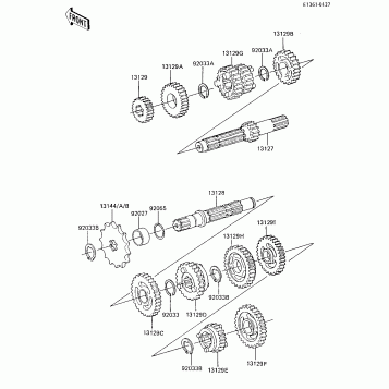 TRANSMISSION ('85 KX80-E3)