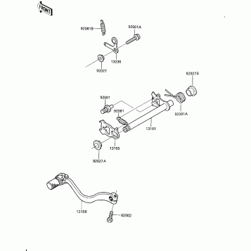 GEAR CHANGE MECHANISM