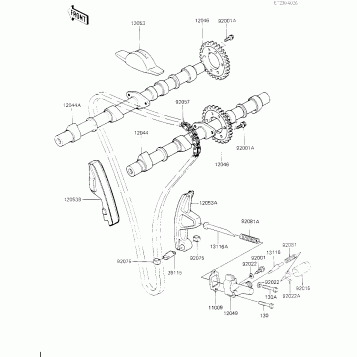 CAMSHAFTS/CHAIN/TENSIONER