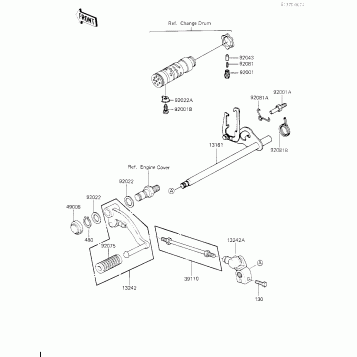 GEAR CHANGE MECHANISM