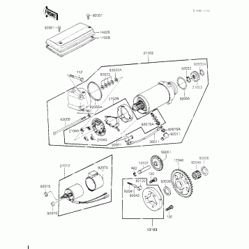STARTER MOTOR/STARTER CLUTCH
