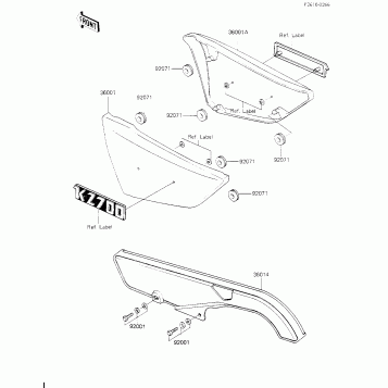 SIDE COVERS/CHAIN COVER