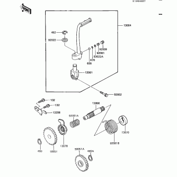 KICKSTARTER MECHANISM
