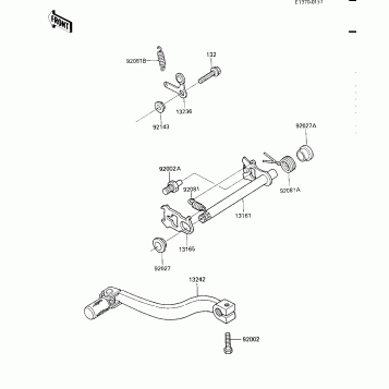 GEAR CHANGE MECHANISM