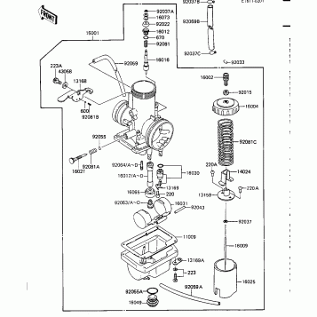 CARBURETOR (KX80-G2)